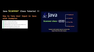 Java Scanner Class Tutorial How to Take User Input in Java with Examples