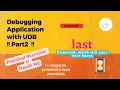 C Debugging Application with UDB last command Part2