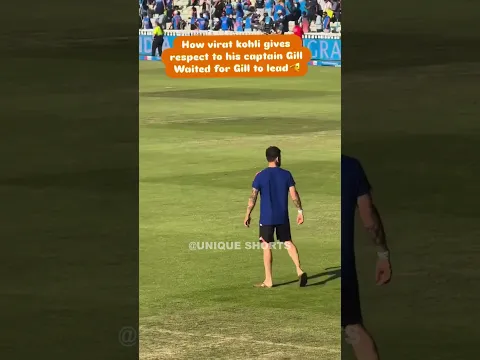 VIRAT BHAI MENTOR SHUBHMAN✅
