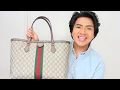 Gucci Ophidia GG Supreme Tote Review What s In My Bag