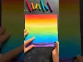 Amazing Wax crayons drawing