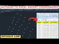 AutoCAD To Excel Export Coordinates How to Export Coordinates From AutoCAD to Excel