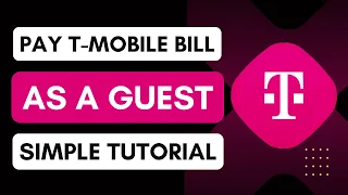 T-Mobile How to pay your T-Mobile bill as a guest