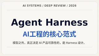 Even with powerful models, why do agents still frequently fail? This article explains Harness Eng...