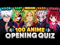 RAAD 100 ANIME-OPENINGS【SUPER MAKKELIJK ➜ OTAKU】🔥💯