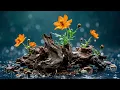 [ASMR] Raindrops on Wild White Daisy (3 Hours) | Relaxing Nature Sounds - Rain for Deep Sleep