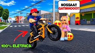 IMPRESSIONEI A LOIRNHA no GRAU DE BIKE ELETRICA!!😱 Roblox RP