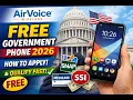 AirVoice Wireless Free Government Phone 2026 How to Apply Eligibility Guide