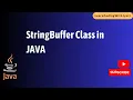 StringBuffer Class in Java