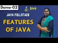 Java FullStack Demo 02 Feature of JAVA JAVA fullStack Tutorial for Beginners
