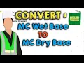 HOW TO CONVERT MOISTURE CONTENT WET BASIS TO MOISTURE CONTENT DRY BASIS