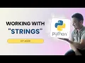 6 String Manipulation in Python Common trying Methods Python for Beginners Hands-on