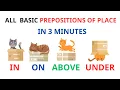 English Preposition Esl Basic Preposition Of Place With Picture English Speaking Practice