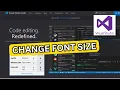 How to Change Font Size in Visual Studio Code 2025