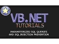 VB NET Database Tutorial - Prevent SQL Injection With Parameterized Queries Visual Basic NET