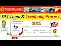 mahatenders gov in e Tender DSC Login Problem e Tendering Process New Process