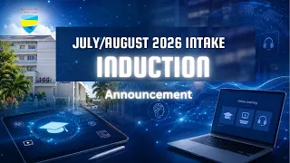 Induction Sessions and completion of admission procedures July/Aug 2026 - Year 1/Semester 1