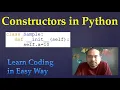 42 Constructors in Python