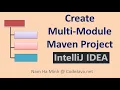 Create Multi-Module Maven Project in IntelliJ IDEA