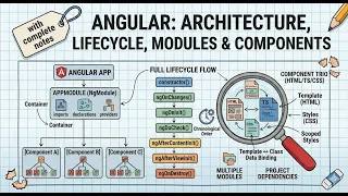 Angular Tutorial for Beginners Architecture Components Modules Lifecycle