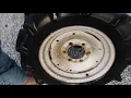 FIRESTONE 6 00-16 TIRE ON 6 HOLE RIM PAIR For Sale