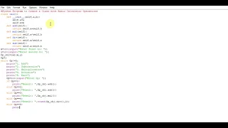Python Program to Create a Class with Basic Calculator Operations