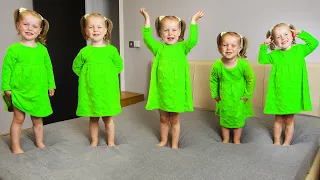 Five Little Babies Jumping on the Bed song | Nursery Rhymes & Baby songs with little Gaby