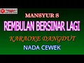 Download Lagu KARAOKE DANGDUT REMBULAN BERSINAR LAGI - MANSYUR S NADA CEWEK (COVER)
