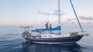 Her very first overnight sails!