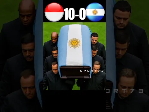 Indonesia VS Argentina🔥 Friendly Match Imaginary #shorts#messi#indonesia