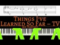 Liamani - Things I've Learned (So Far) - Tour Version | Piano cover by Pianotato