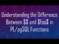 Understanding the Difference Between and foo in Functions
