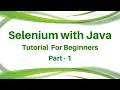 Basics of Selenium and Java for Beginners Part 1