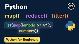 Mastering Python s Lambda Functions Map Filter Reduce and Sorted Methods HINDI -