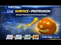 Normal Protrusion Surfacing Project in Solid Edge Step-by-Step CAD Tutorial Solid Edge Course
