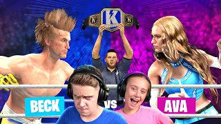 Beck vs Ava CHAMPIONSHIP Match in WWE 2k26