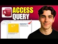 How To Create A Microsoft Access Query That Uses More Than One Field Tutorial 2026