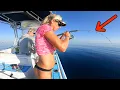 Light Tackle HUGE Fish - You Won t Believe This Florida Reef Fishing