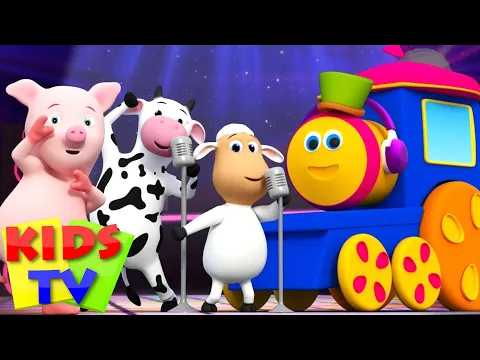 Download MP3 Animal Sounds Songs for Kids | kids tv shows | Going To The Zoo | Bob The Train | Funny Animals