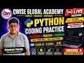 Python Coding Practice LIVE Recording Class 12 B Tech BSc CS Session