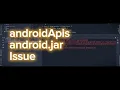 cannot create mockable android jar issue resolved