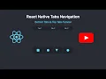 React Native Tabs Navigation Tutorial Bottom Top Tabs React Native Full Course 2025