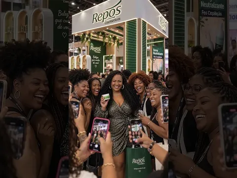 Villar na Beauty Fair 2026, no Stand da Repós Cosméticos