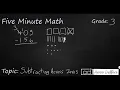 3rd Grade Math Subtracting Across Zeros