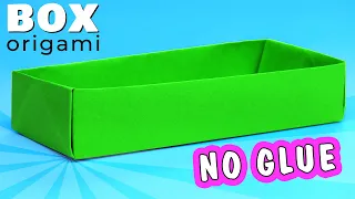 Origami Toys Box How To Make Paper Box Without Glue 