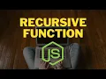 Recursive function in Javascript - interview Preparation Hindi