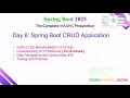 Spring Boot CRUD Tutorial Update Delete Employee with JPA Postman Day - 6