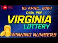 Virginia Cash Pop Lottery Results For - 05 Apr 2024