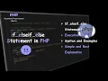 PHP Decision making Statements If else if else Statement in PHP Conditional Statements in PHP