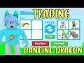 What People TRADE FOR The DANCING DRAGON in RICH SERVERS Roblox Adopt Me